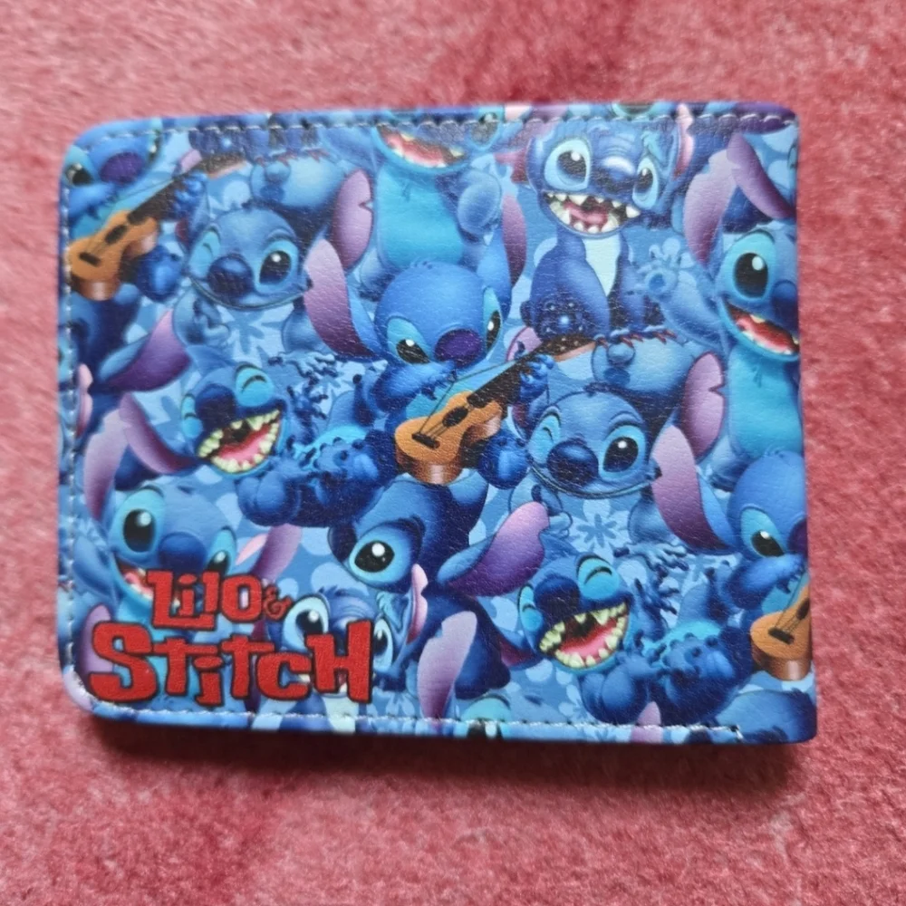 New Lilo And Stitch Anime Manga Leather Wallet